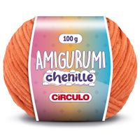 Fio Amigurumi Chenille Círculo 100g - PRÉ-VENDA 4140 tijolo
