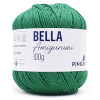 Linha Bella Amigurumi 100g 9634 verde bandeira rede