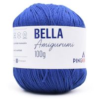 Linha Bella Amigurumi 100g 9585 azul royal rede