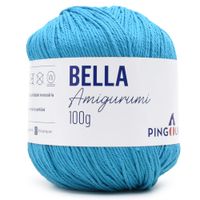 Linha Bella Amigurumi 100g 9584 turquesa rede