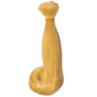Cabelo para Boneca Liso Círculo  50 loiro
