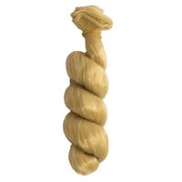 Cabelo para Boneca Ondulado Círculo  50 loiro