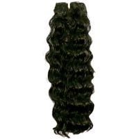 Cabelo para Boneca Cacheado Círculo  10 preto