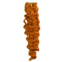 Cabelo para Boneca Cacheado Círculo  40 ruivo