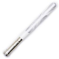 Extensor de Lápis Cabo Mármorizado Keramik 634mm branco/prata