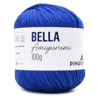 Linha Bella Amigurumi 100g 4579 azul bic