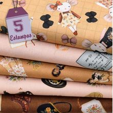 Kit de Tecido Antique (50X150) 5 Estampas