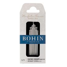 Agulha de Mão Bordar Bohin nº 3 a 9 Olho Grande - 20 Unidades