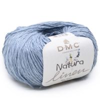 Fio Natura Linen - DMC 007 azul bebê