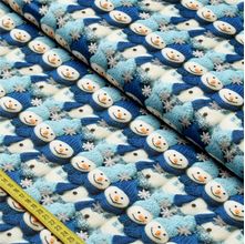 Tecido Tricoline Natal : Snowmen Snow 1 (0,50x1,40)