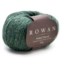 Fio Rowan Felted Tweed 50g - Lã, Alpaca e Viscose 158 pine