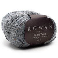 Fio Rowan Felted Tweed 50g - Lã, Alpaca e Viscose 191 granite