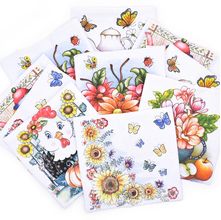 Kit Pano de Prato Estampado - 10 unidades