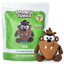 Kit Amigurumi Looney Tunes - Taz - PRÉ-VENDA