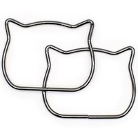 Alça de Metal Gatinho 8,5 x 11cm - Círculo 30 preto