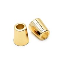 Ponteira Metálica 10,3 x 8,5mm - Círculo 20 dourado
