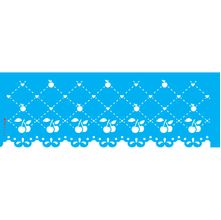 Stencil Opa 10 x 30 cm - Renda Frutas Cerejinhas - 3706