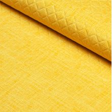 Tecido Matelassê Linho : Canário (0,50x1,50)