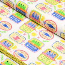 Tecido Tricoline Coleção Sardinhas : Latas Sardinhas Candy Colors (0,50x1,50)