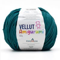 Fio Vellut Amigurumi 100g 9957 marinho profundo