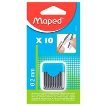 Minas para Compasso com 10 unidades - Maped