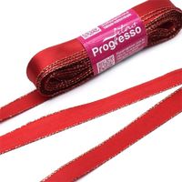 Fita de Cetim Ourela Dourada nº3 15mm 209