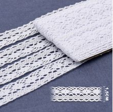 Renda de Algodão ArtePunto RA029 Branca 1,5cm - 10 Metros