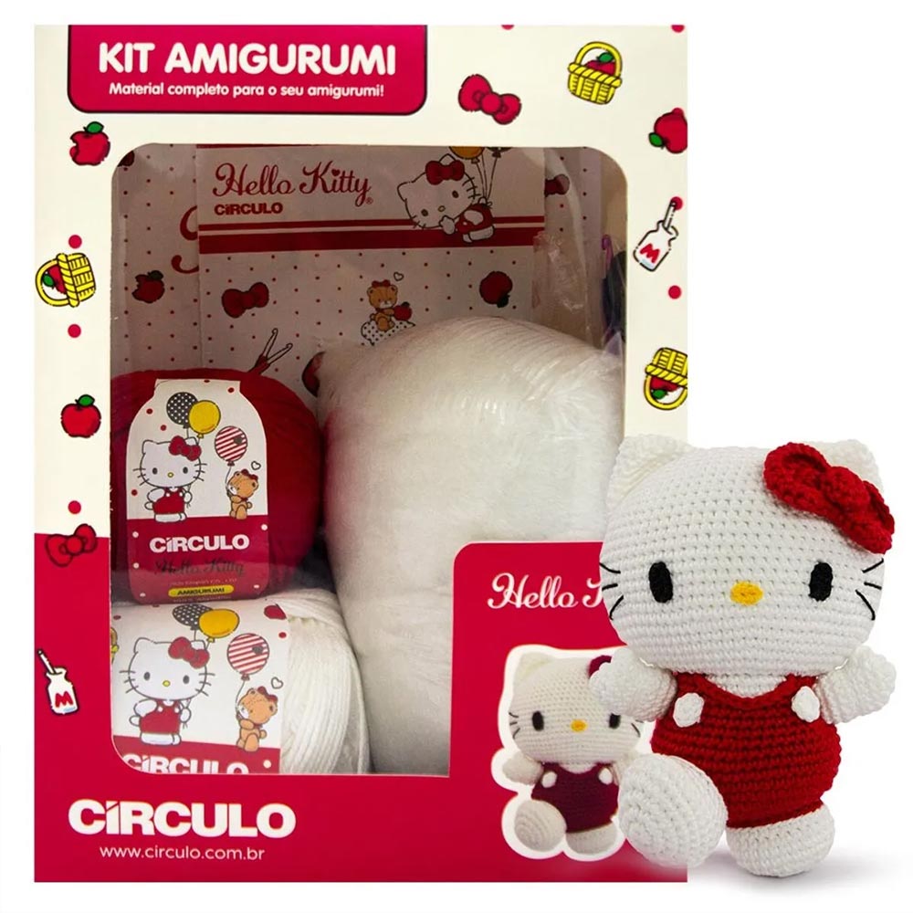 Kit Amigurumi Hello Kitty and Friends - 3 Modelos - Bazar Horizonte