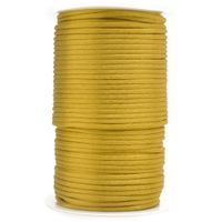 Cordão de Cetim Rabo de Rato 4mm 100 Metros - artePunto Dourado