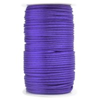Cordão de Cetim Rabo de Rato 4mm 100 Metros - artePunto Roxo