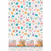 Pano de Prato Páscoa Extra Estilotex - 70 x 45cm 31 viagem encantada