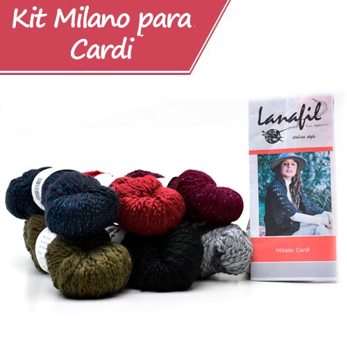 Kit de Crochê Milano Cardi 100g - Lanafil