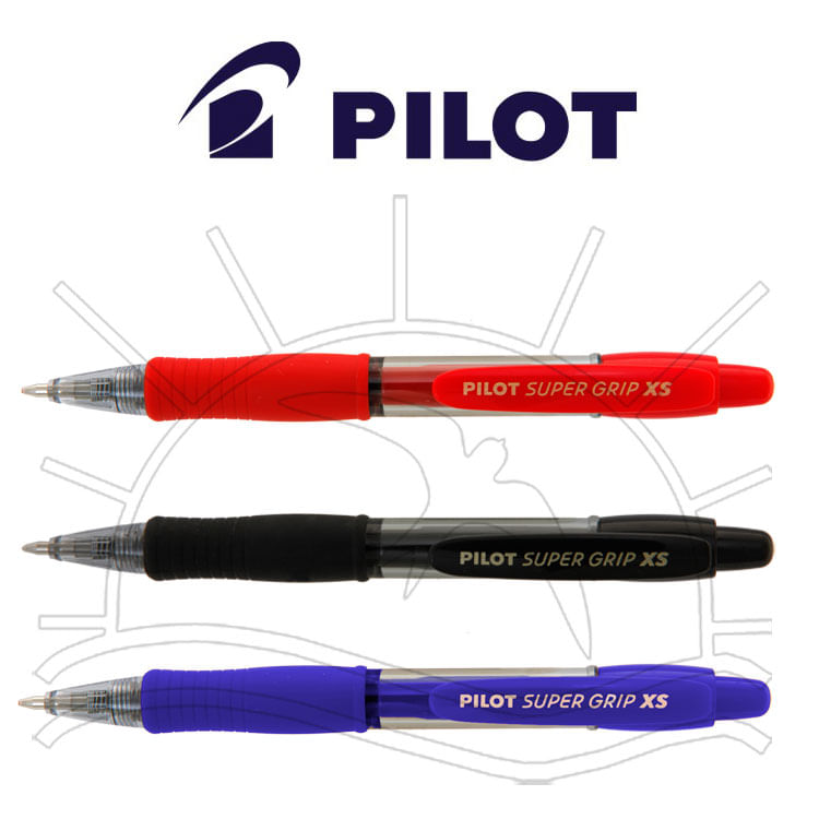 Caneta Esferográfica Pilot Super Grip XS Mini