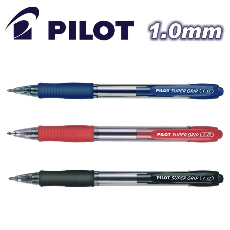 Caneta Esferográfica Pilot Super Grip 1.0