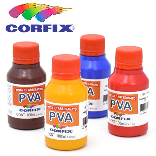 Tinta PVA para Artesanato 100ml - Corfix