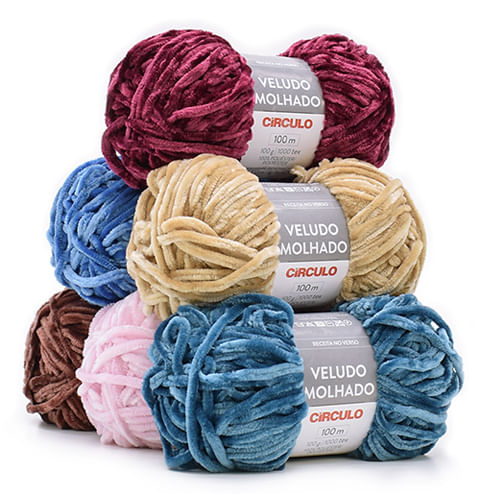 Fio Veludo Molhado Círculo 100g